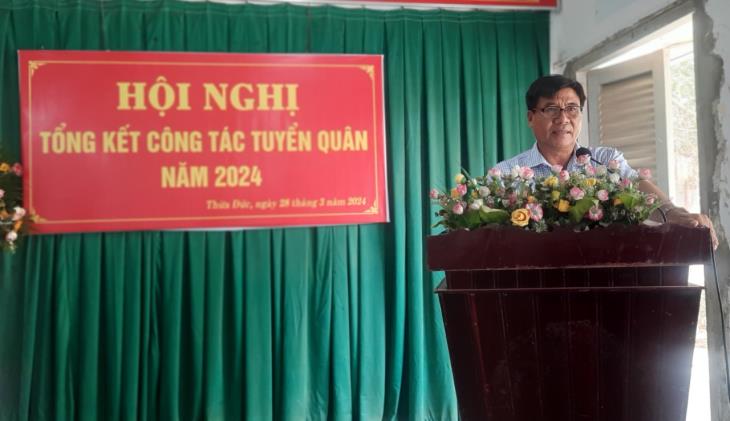 Hội nghị tổng kết công tác tuyển quân năm 2024